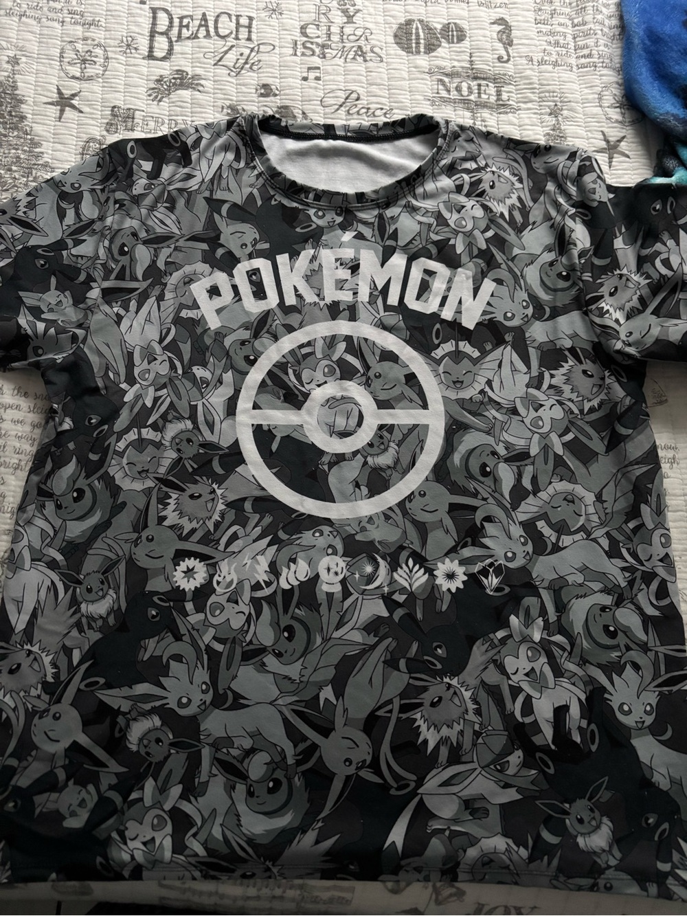 Blackmilk Light Gray Crew Neck Pokémon Tee
